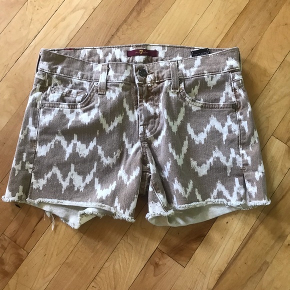 7 For All Mankind Pants - 7 For all Mankind Pattern Shorts